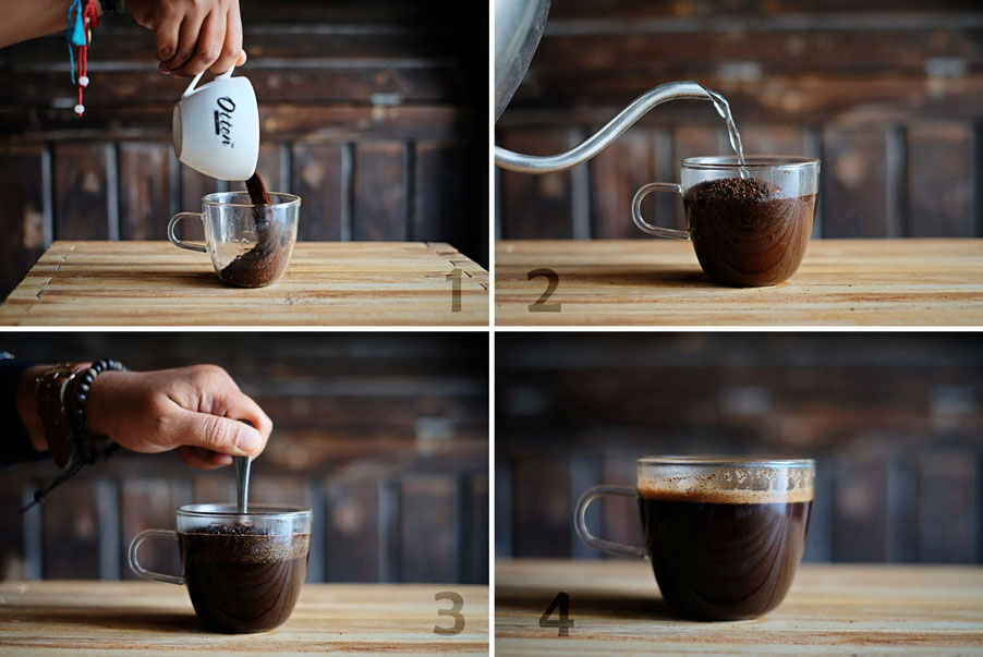 langkah demi langkah kopi tubruk