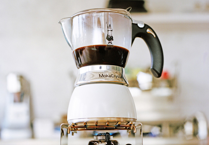 Bialetti Moka Crystal. Foto dari mojocoffee.