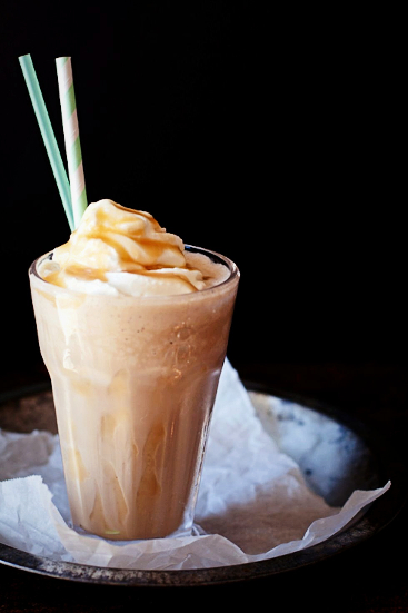 irish coffee with whiskey caramel