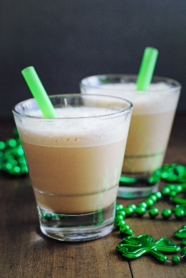 minty irish coffee