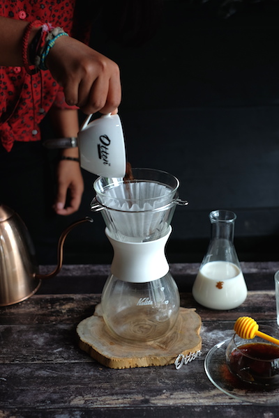 Kalita Iced Coffee with Honey