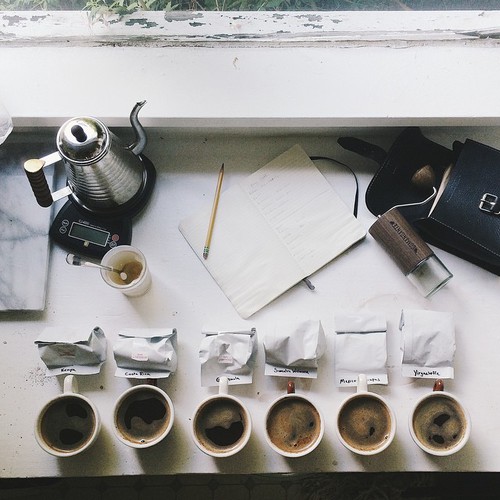 coffee tasting