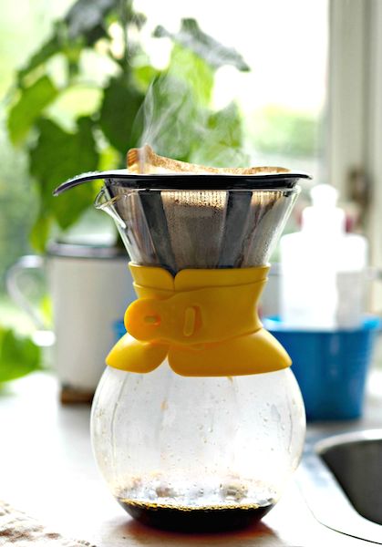 Bodum Pour Over Coffee Maker. Credit : katherine-louise.com