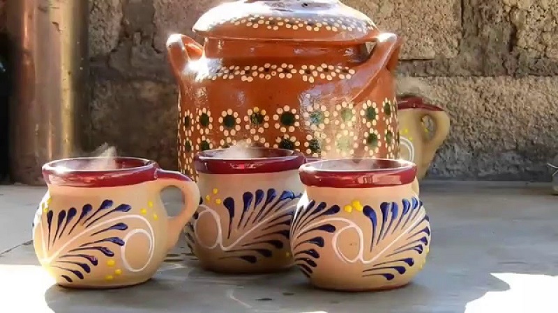 tembikar untuk membuat cafe de olla kopi meksiko