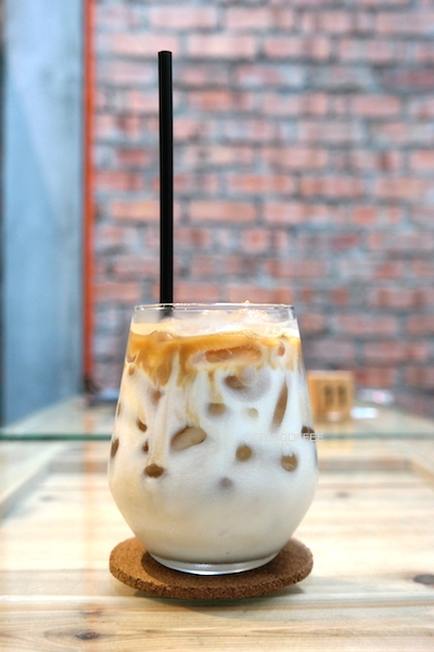 My favorite iced cafe latte!