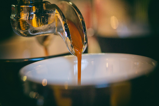 krema pada espresso