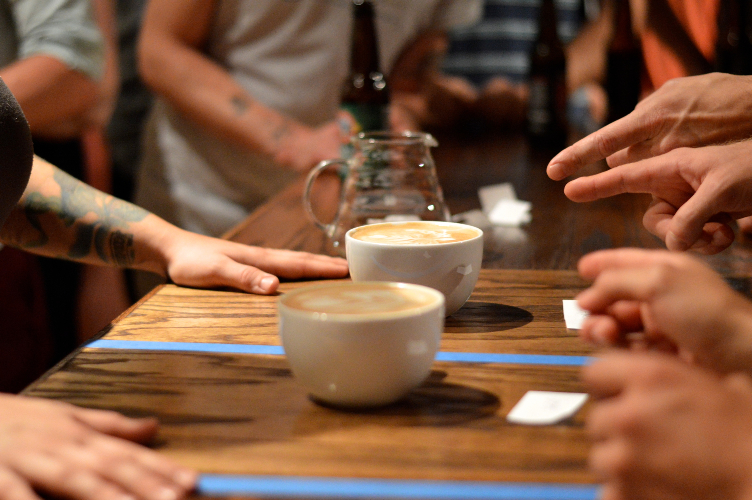 Latte art battle