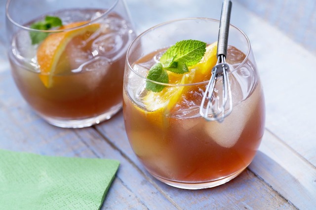 gambar teh lemon