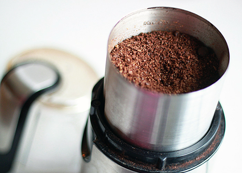 hasil gilingan kopi halus