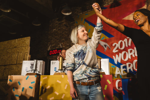 PAULINA MICZKA juara WORLD AEROPRESS CHAMPIONSHIP 2017