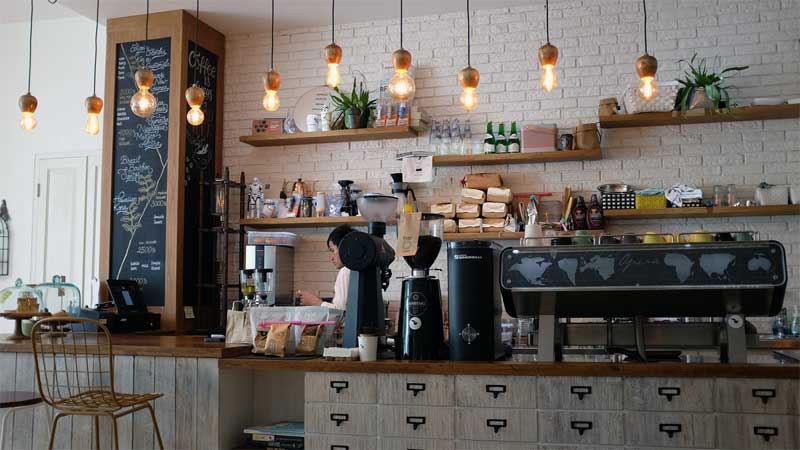 kedai kopi sederhana