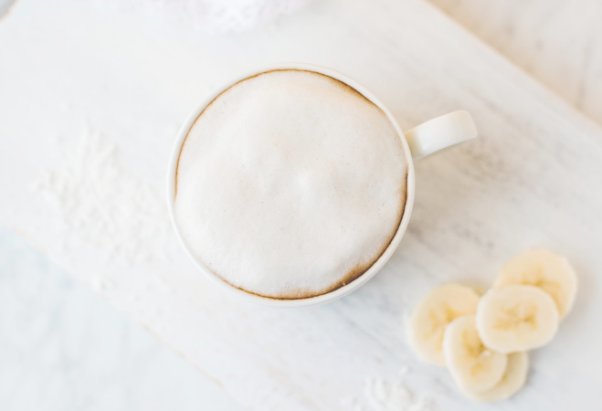 foam kopi banana