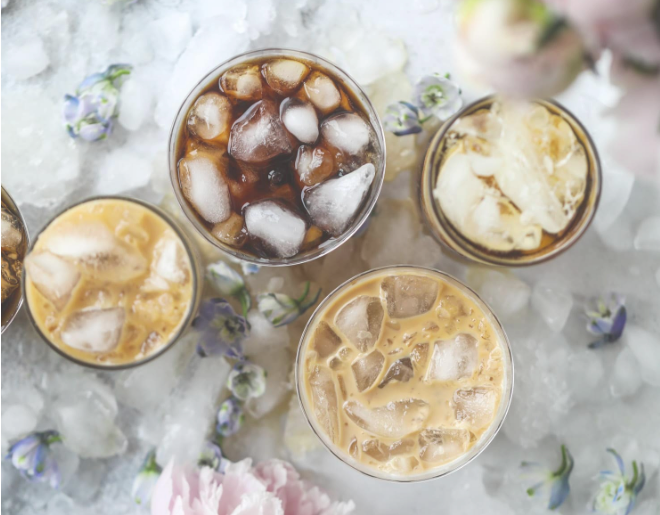 minuman kopi susu dingin
