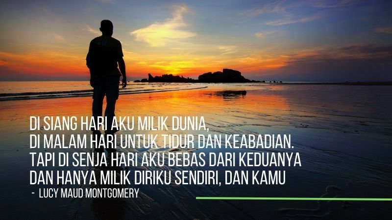 quote senja tentang cinta