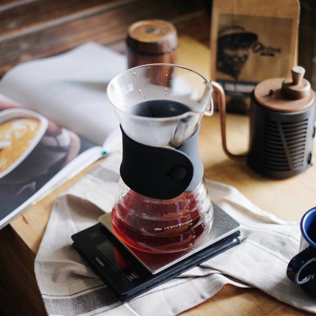 Hario decanter make coffee