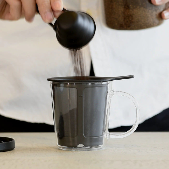Hario Mug Press make coffee