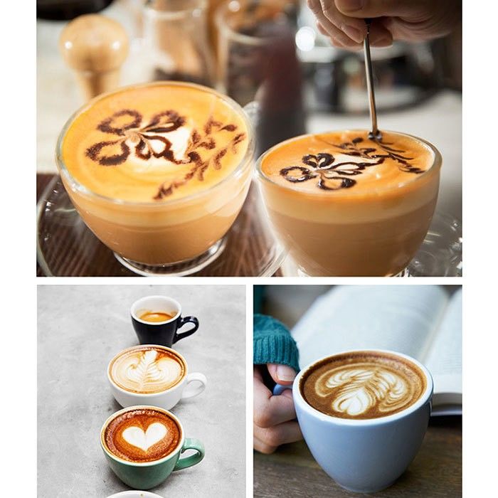Ketika kamu ingin punya gambar khas di cafe latte kamu, Alat kopi latte art pen ini dapat bantu kamu mewujudkan ide kamu.