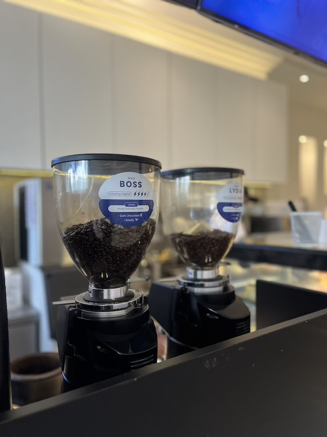 grinder kopi di ZUS COFFEE SEPANG MALAYSIA