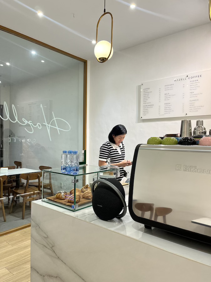 hazel coffee customer