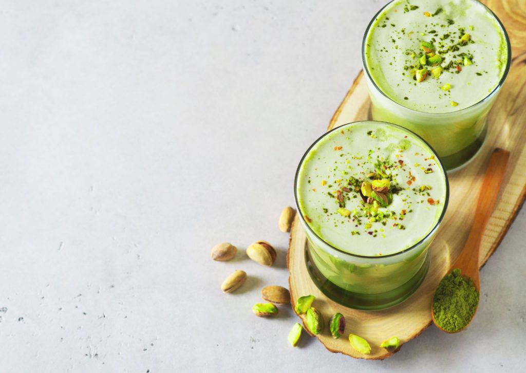 pistachio latte