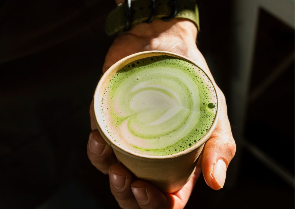 pistachio latte di genggaman