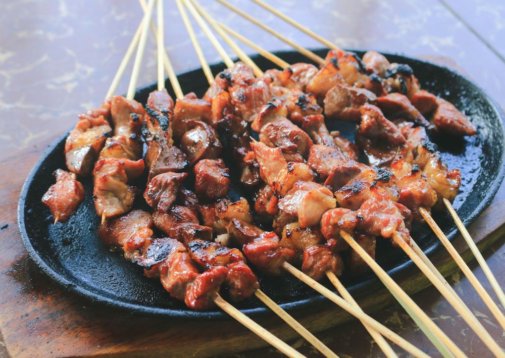resep sate kambing saus kopi bbq