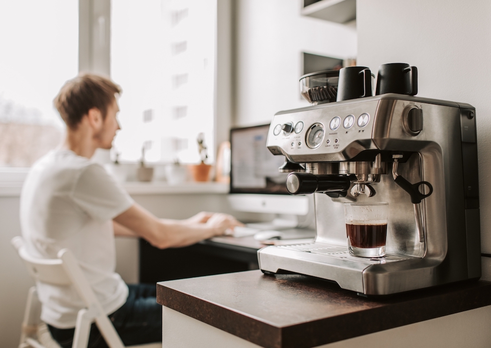 mesin kopi di rumah