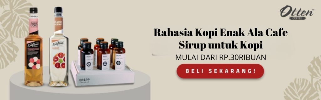 sirup kopi terbaik untuk menu kopi cafe