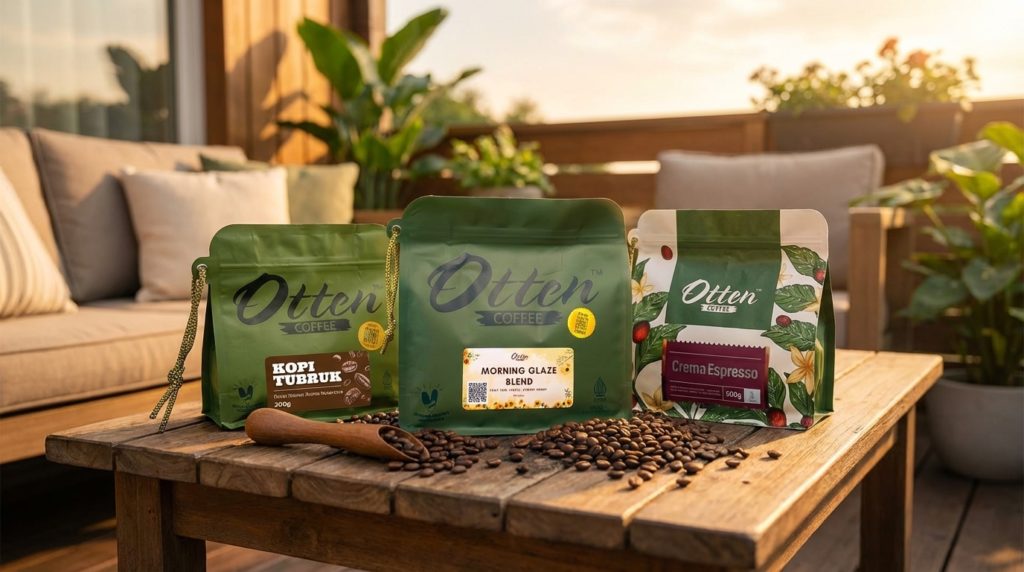 kopi arabika robusta tubruk glaze crema