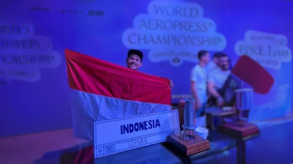 sophan nugraha juara 2 world aeropress championship
