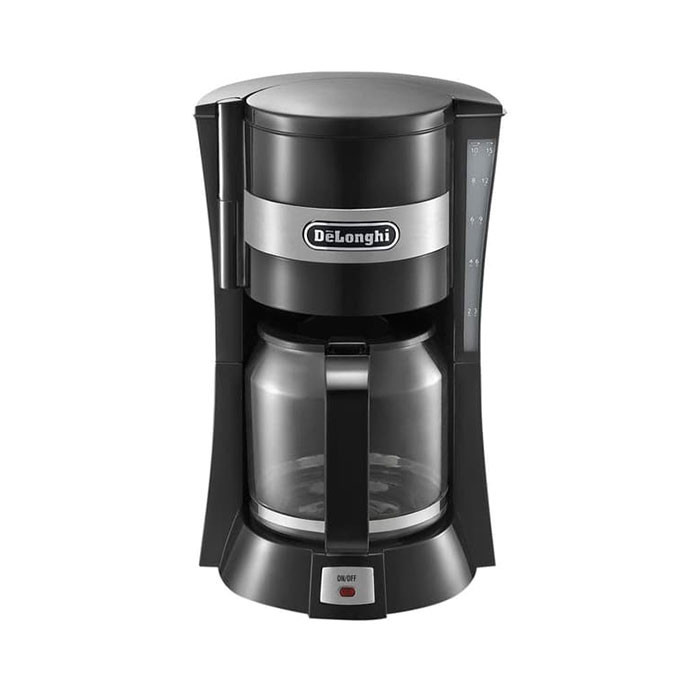 DeLonghi - Drip Coffee Maker merupakan mesin pembuat kopi yang harganya 1 jutaan. Mesin ini mampu membuat kopi hitam cocok untuk di rumah atau di kantor.