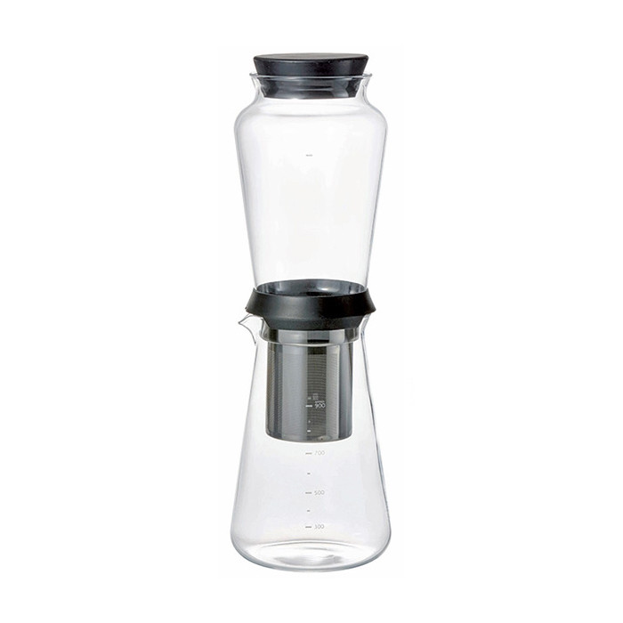 Hario Cold Brew Shizuku Slow Drip Brewer mampu membuatkan kopi cold brew sebanyak 600 ml dalam sekali buat.