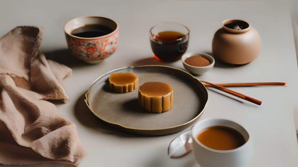 kue kernjang dan kopi