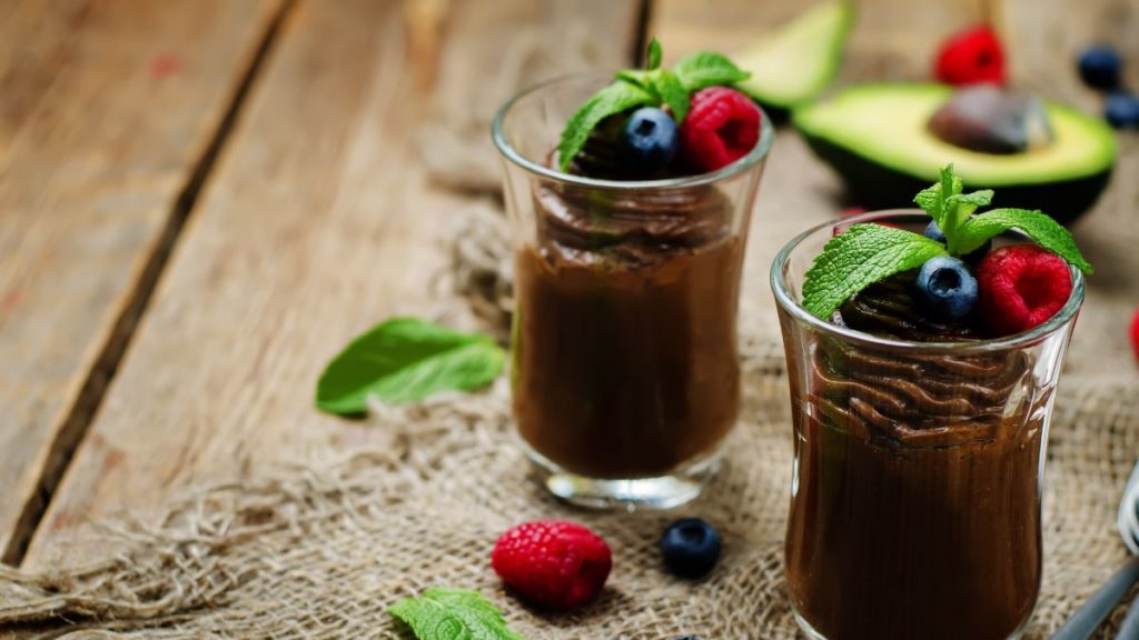 Menu Puding buka puasa alpukat