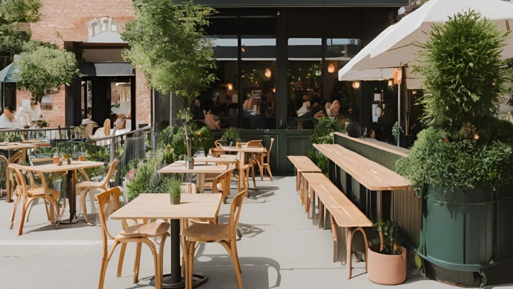 desain kafe outdoor Fleksibilitas dan Adaptabilitas