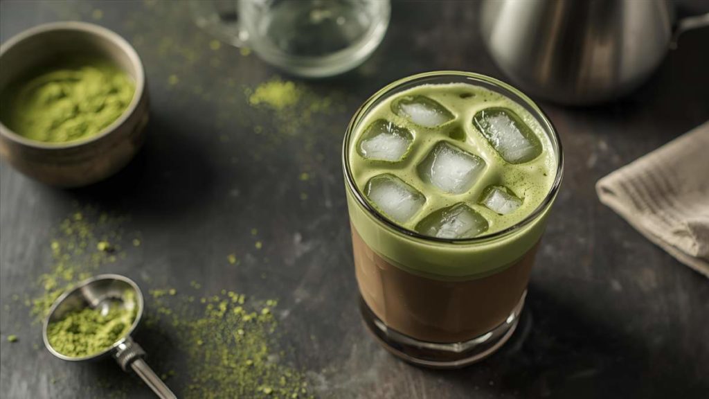 es coklat matcha