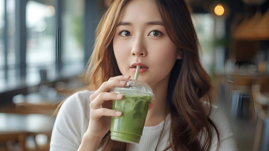 minum matcha