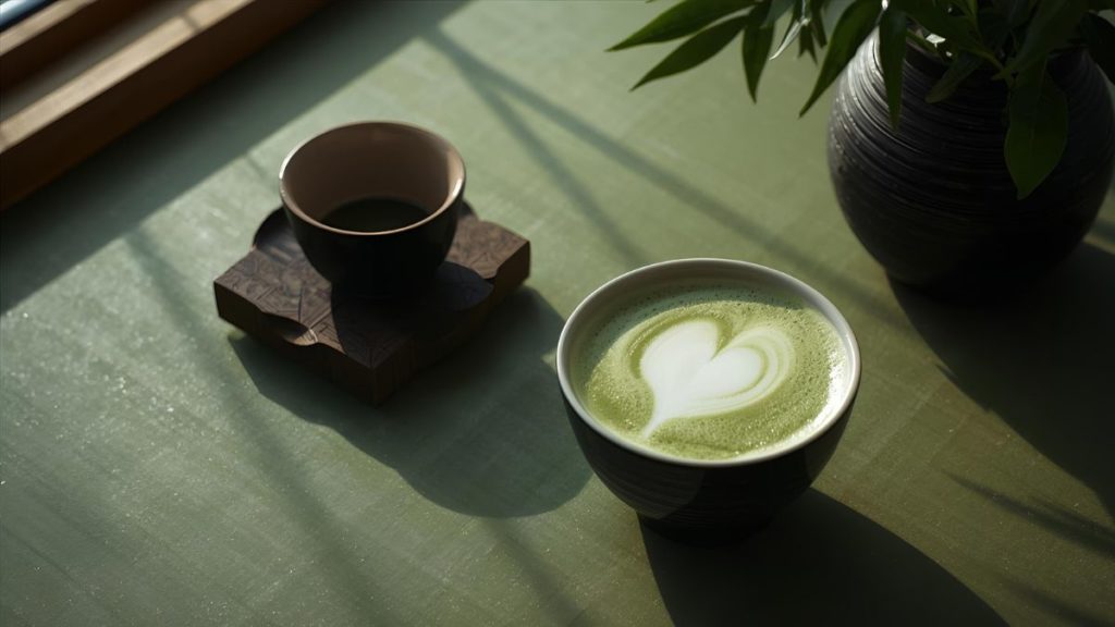 matcha latte dan espresso