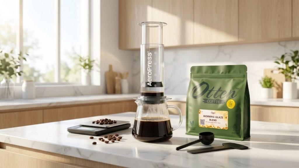 aeropress dan morning glaze