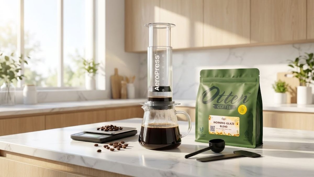 aeropress dan morning glaze
