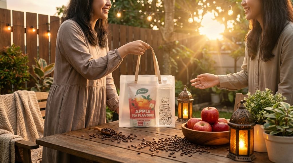 hampers apple tea