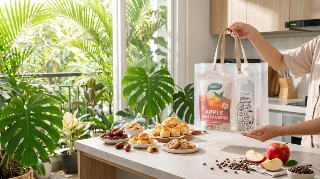 hampers apple tea di dapur