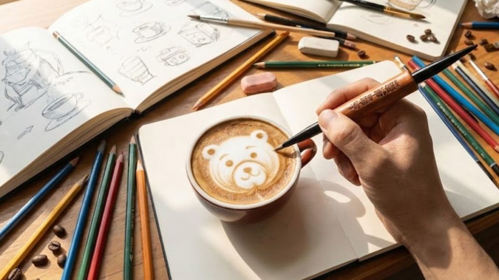 latte art pen