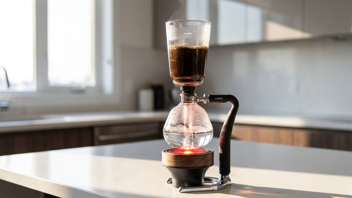syphon on the desk