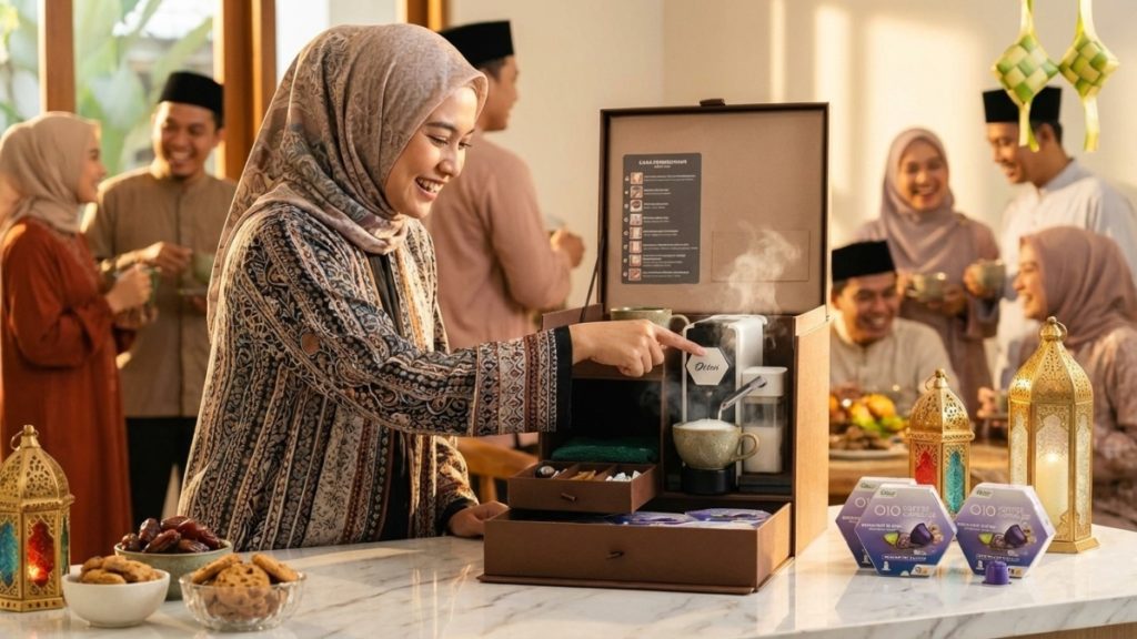 hampers lebaran otten coffee box set up