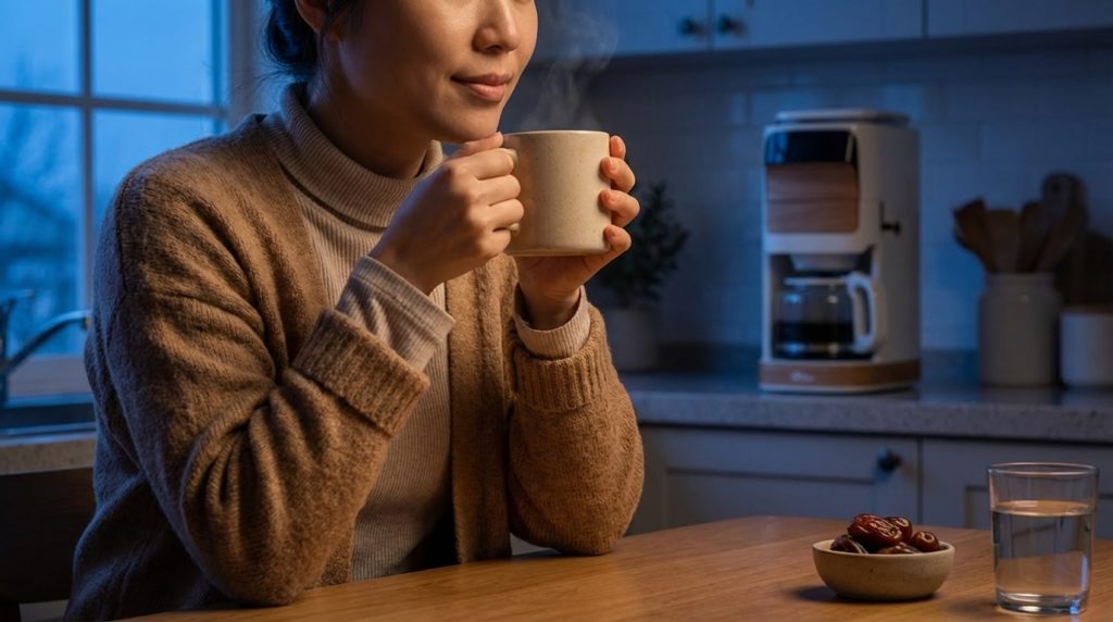 sahur puasa syawal dengan kopi automatic