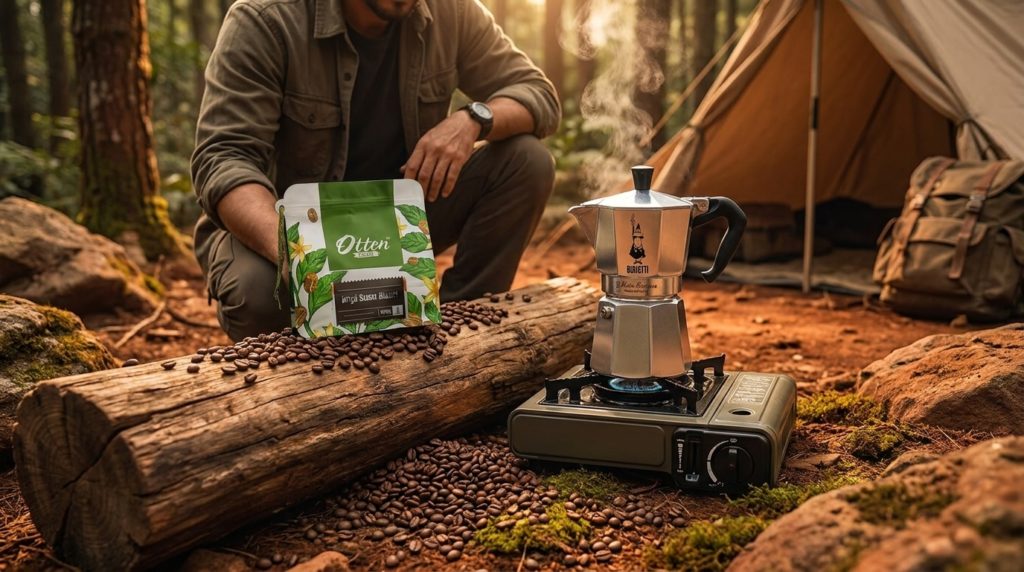 Cara Optimalkan Ngopi di Alam Pakai Kompor dan Moka Pot