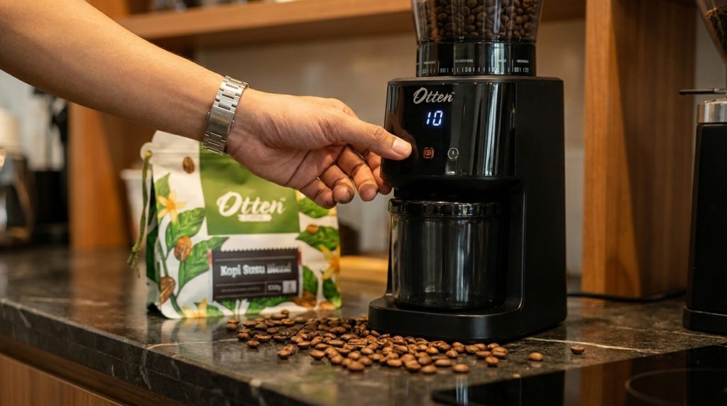 cara buka coffee shop modal 5 juta grinder caffizio