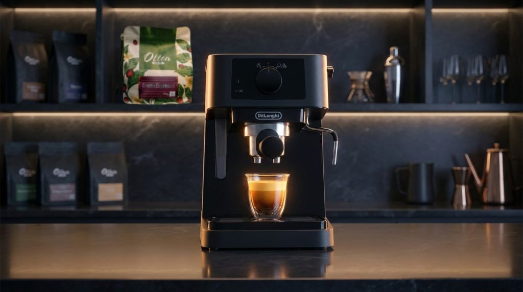 coffee corner dengan delonghi stilosa