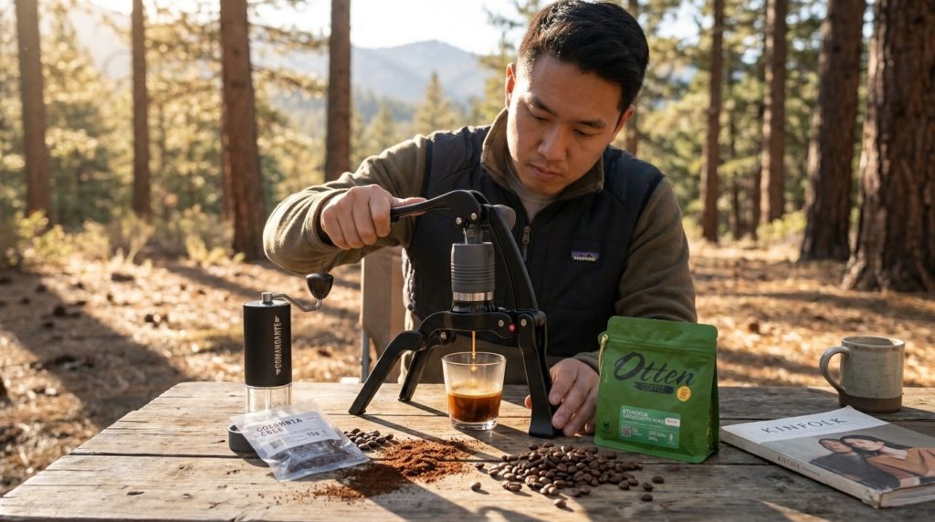 flair 2 go espresso maker di outdoor hutan
